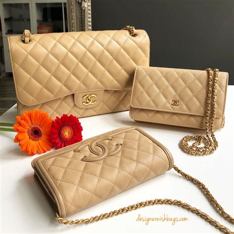 borsa chanel beige|borse chanel 22.